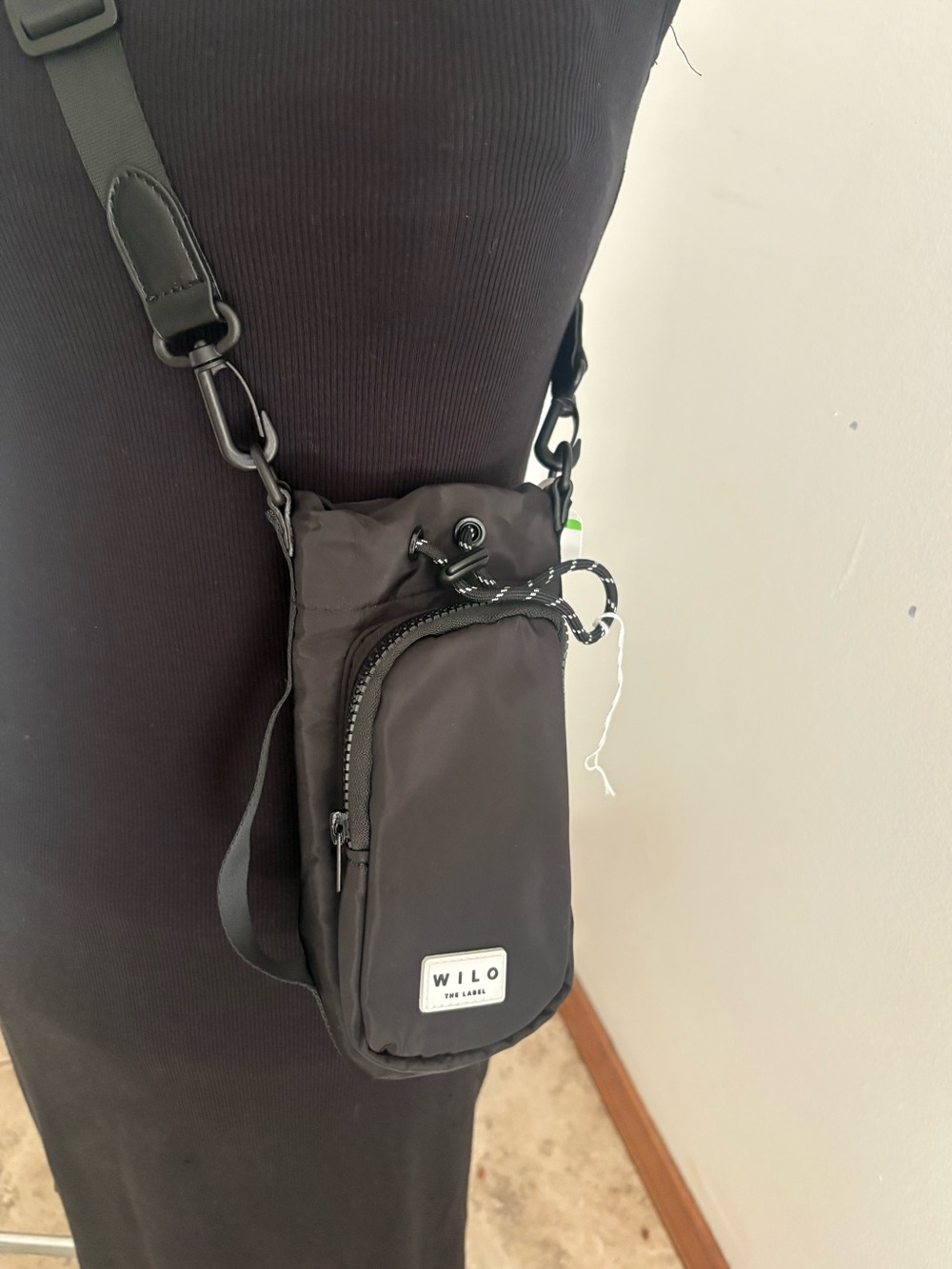 Wilo the Label Nylon Water Bottle Bag